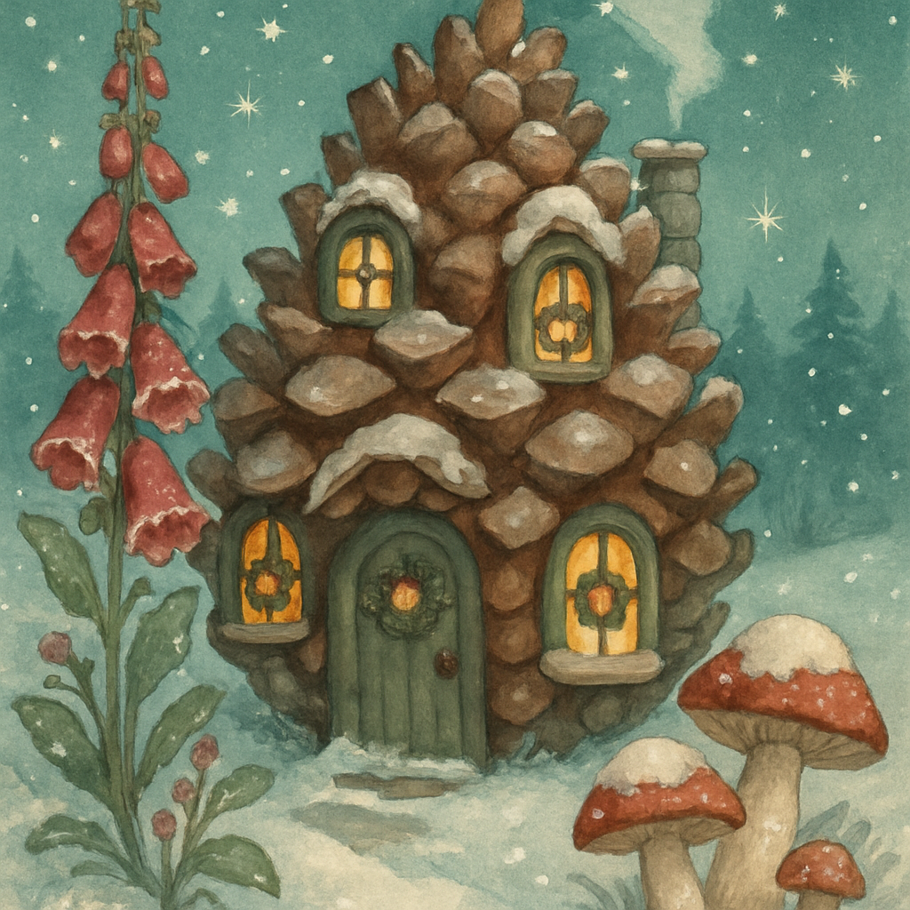Pinecone Cottage Christmas Eve Paint by numbers kits