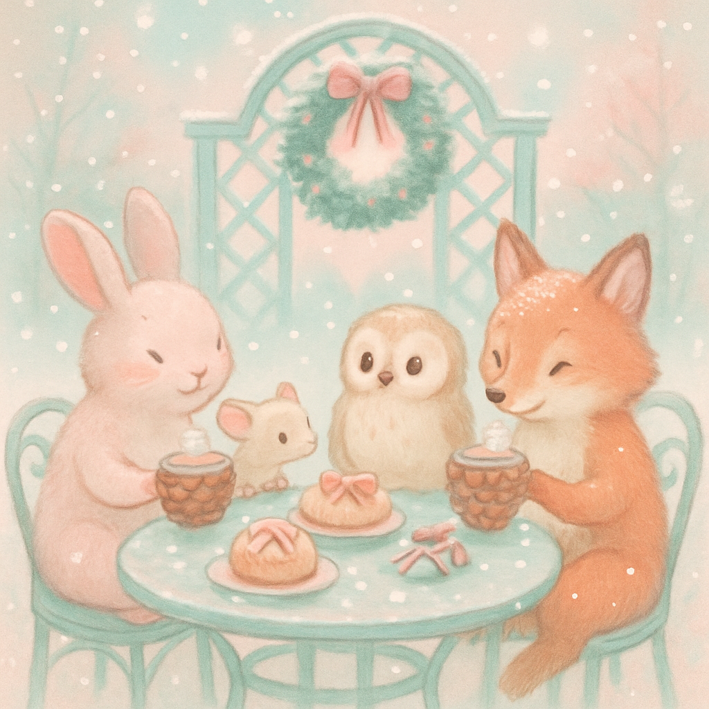 Frost Garden Tea Party paint by number