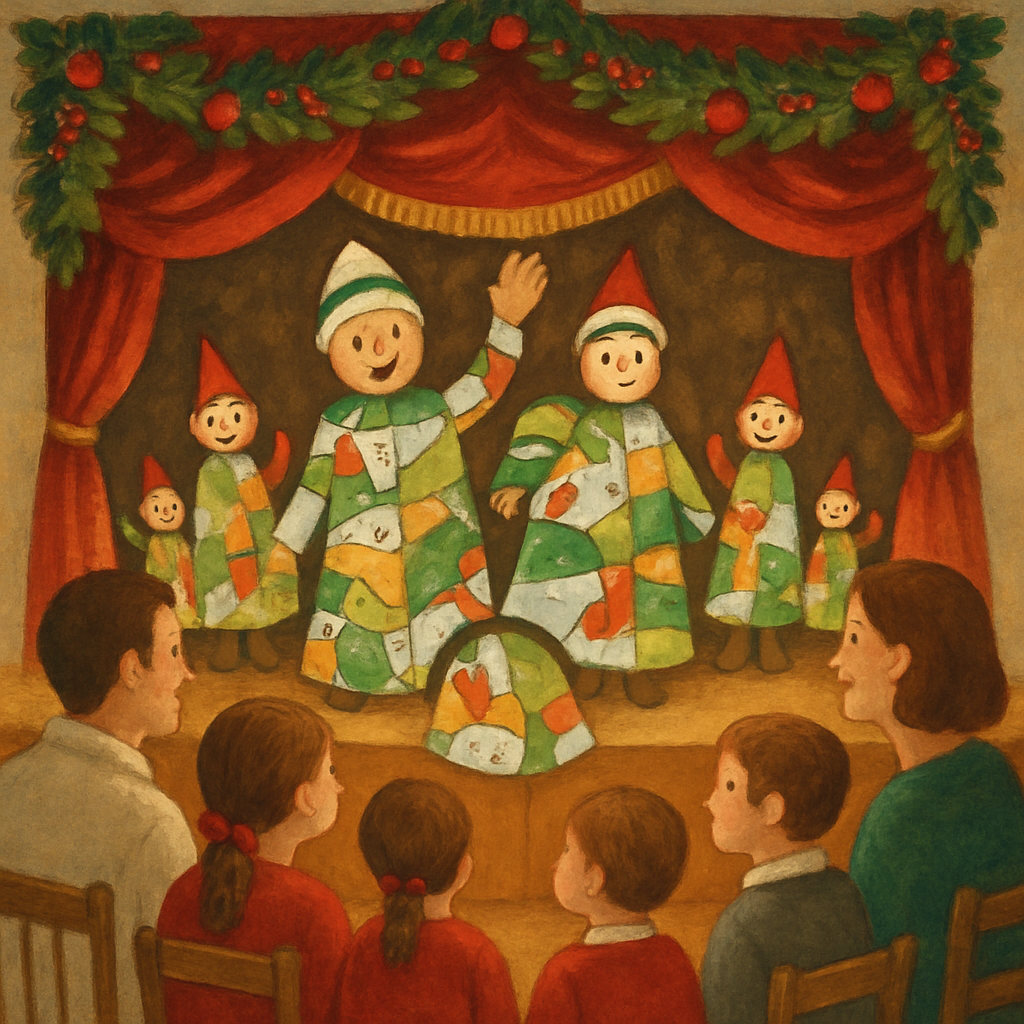 Puppet Show In The Square Paint by numbers kits