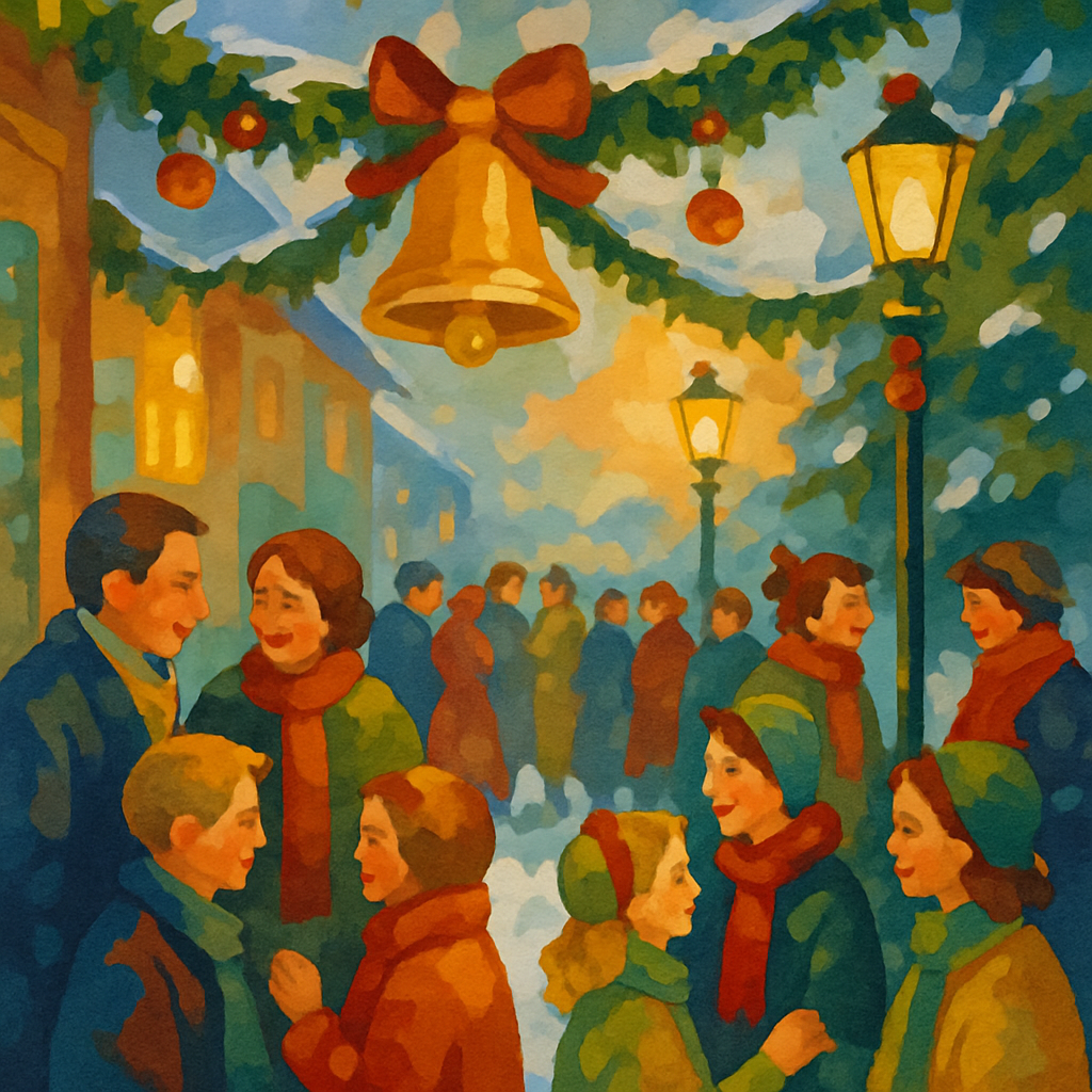 Bell-Ringing Street Number painting
