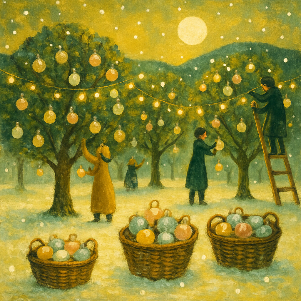 Ornament Orchard Paint by numbers kits