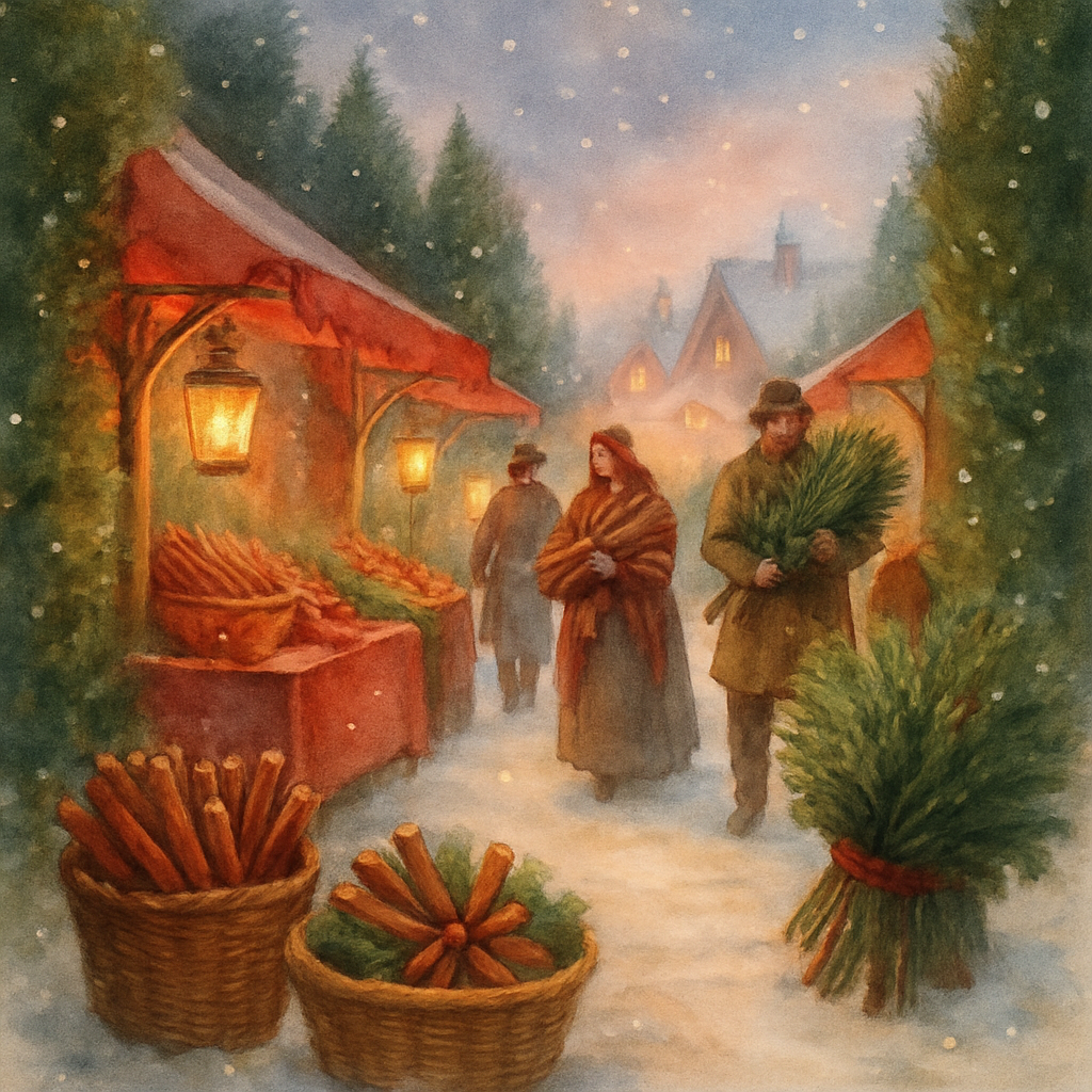 Cedar And Cinnamon Lane painting number kit