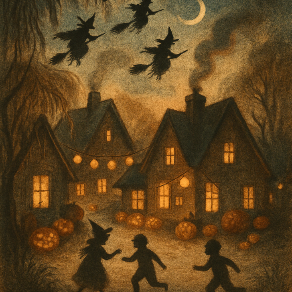 Lantern Festival At Witch Hollow Numbered painting kits