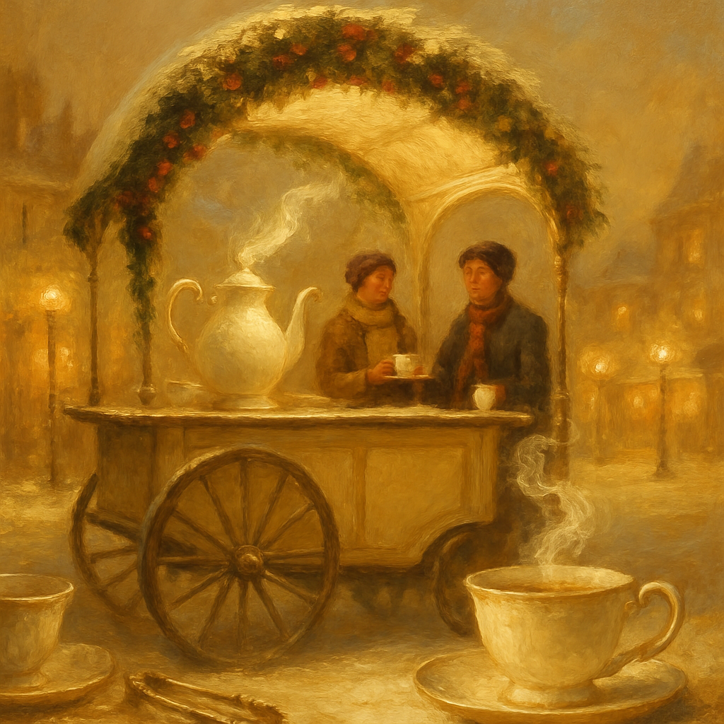 Midwinter Tea Carriage Paint by numbers kits