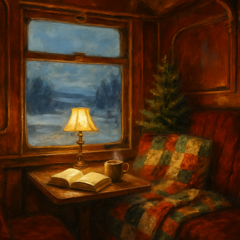 Cozy Train Car Reading Corner paint by color