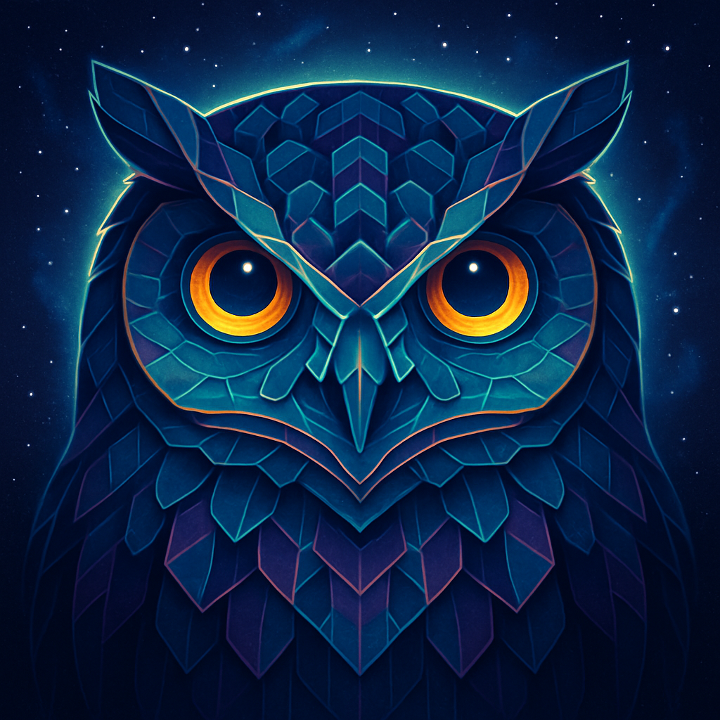 Cosmic Owl Insight painting number kit