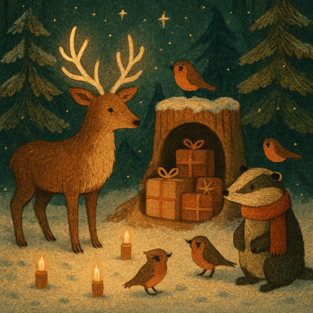 Midnight Forest Gift Gathering paint by number