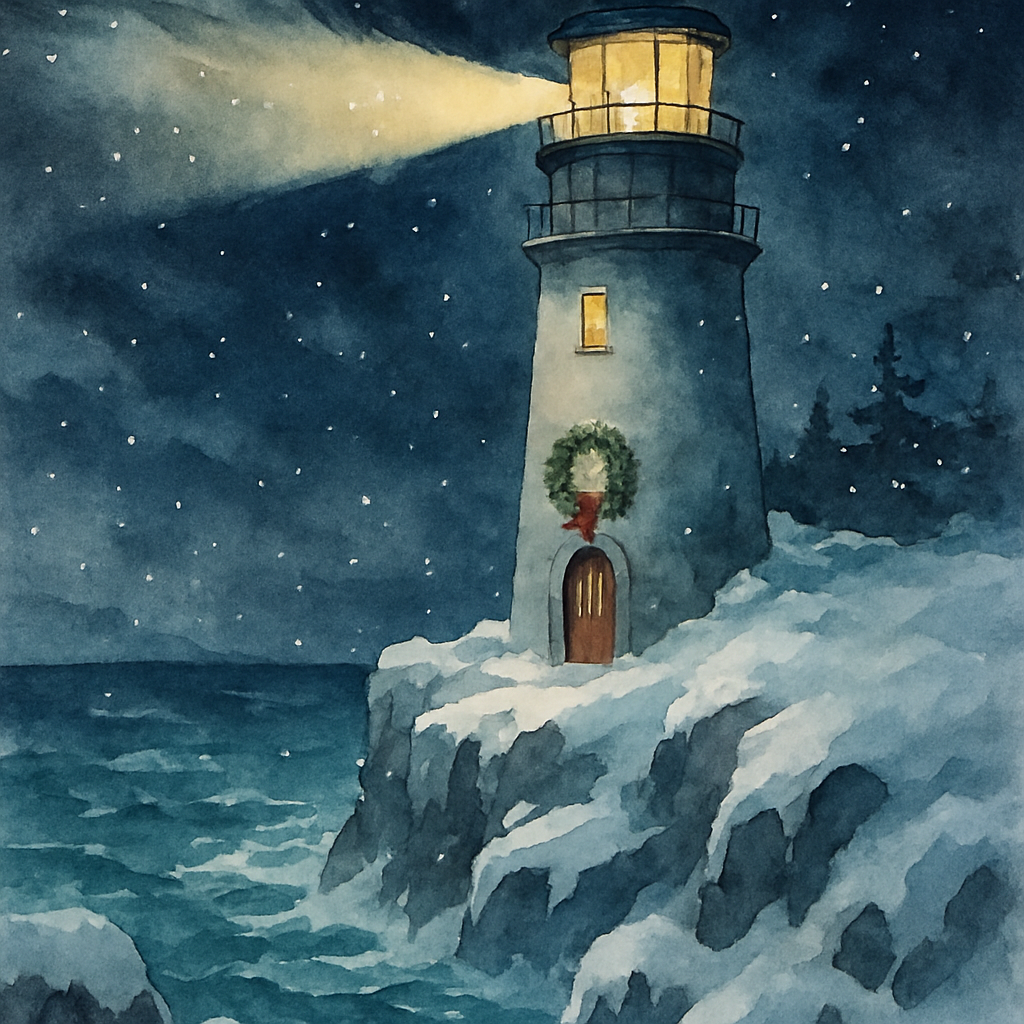 Midwinter Lighthouse Beacon Paint by numbers kits