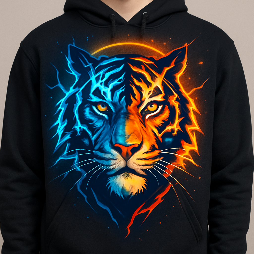 Starlit Thunder Tiger Painting by numbers kit
