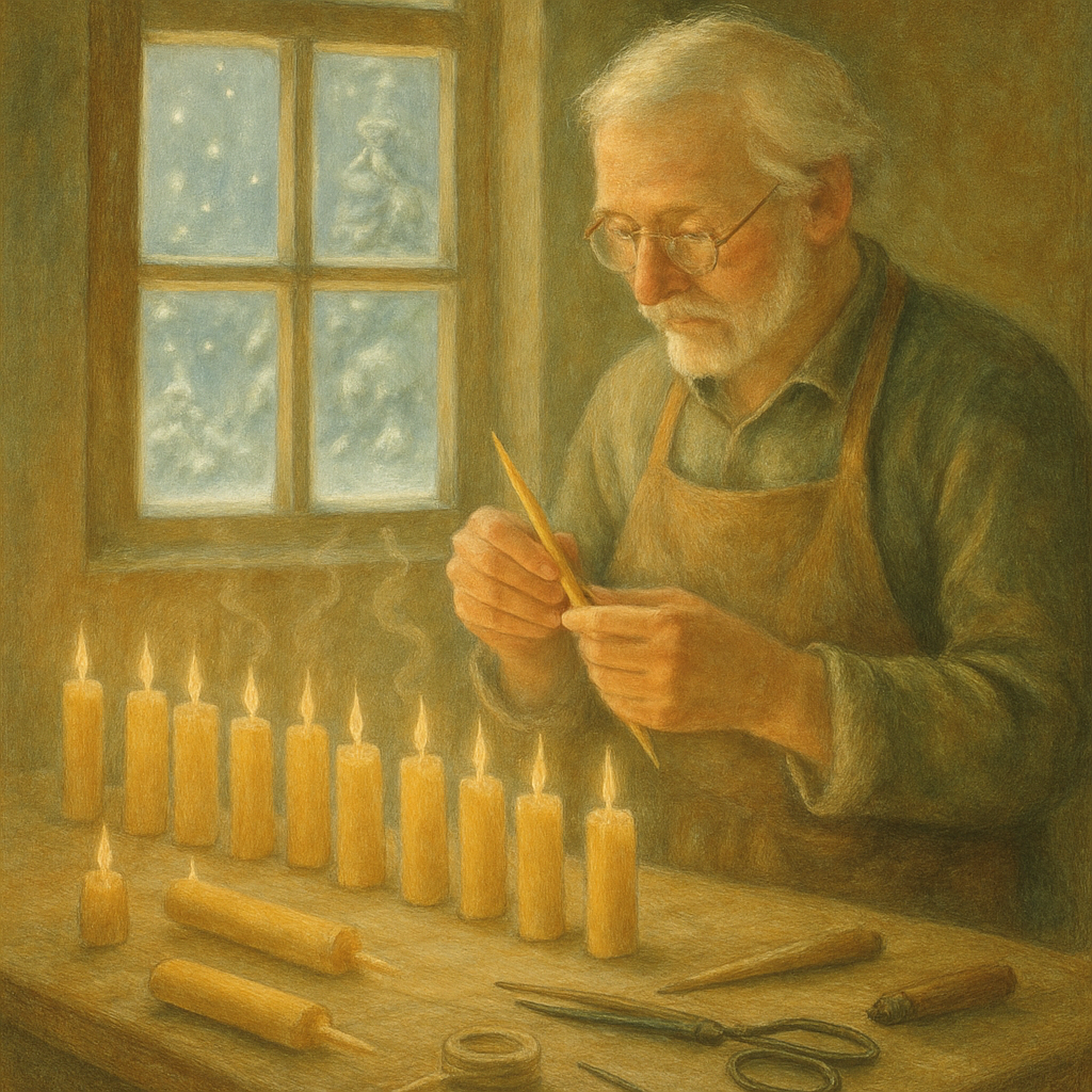 Candlemakers Window Glow paint by number