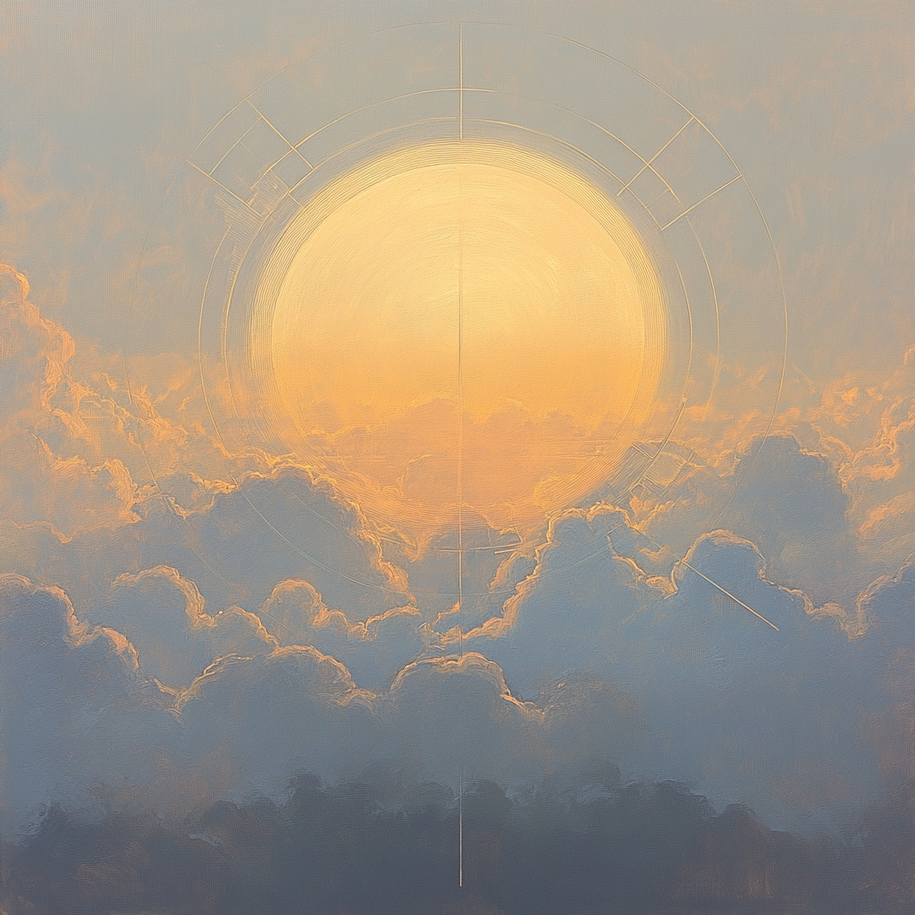 Leonardo Da Vinci Inspired Clouded Sunrises Paint by numbers kits