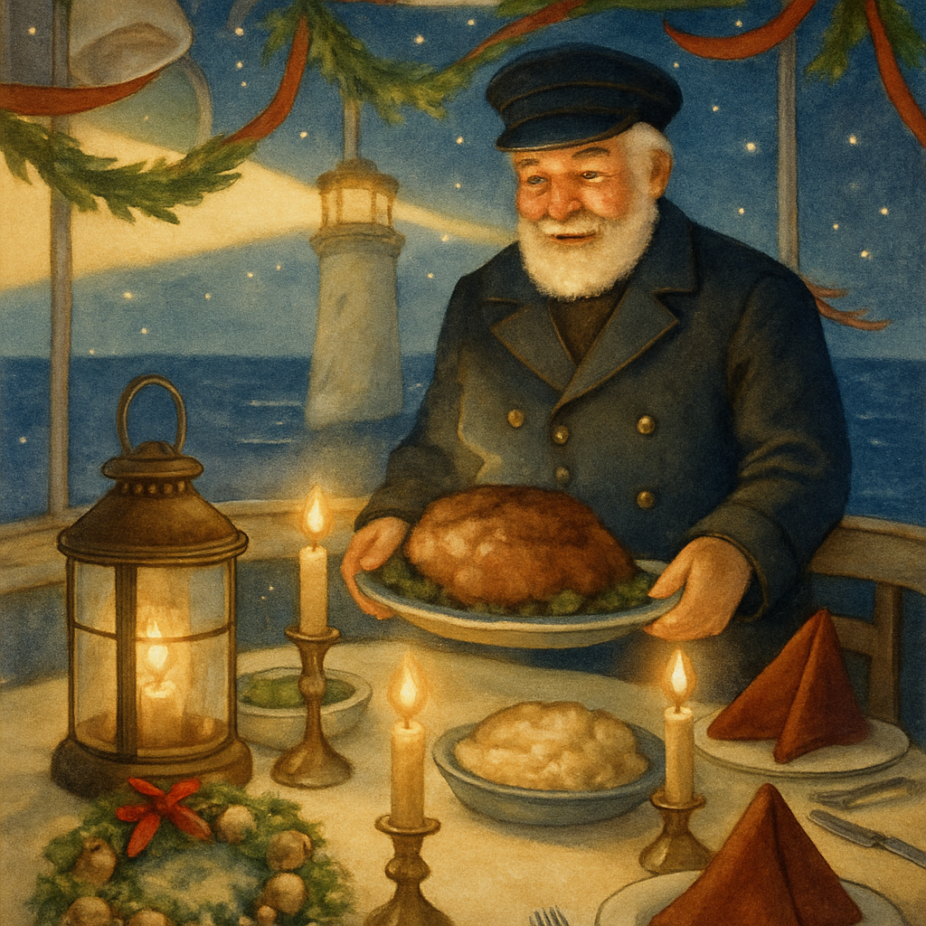 Evergreen Lighthouse Feast paint by numbers