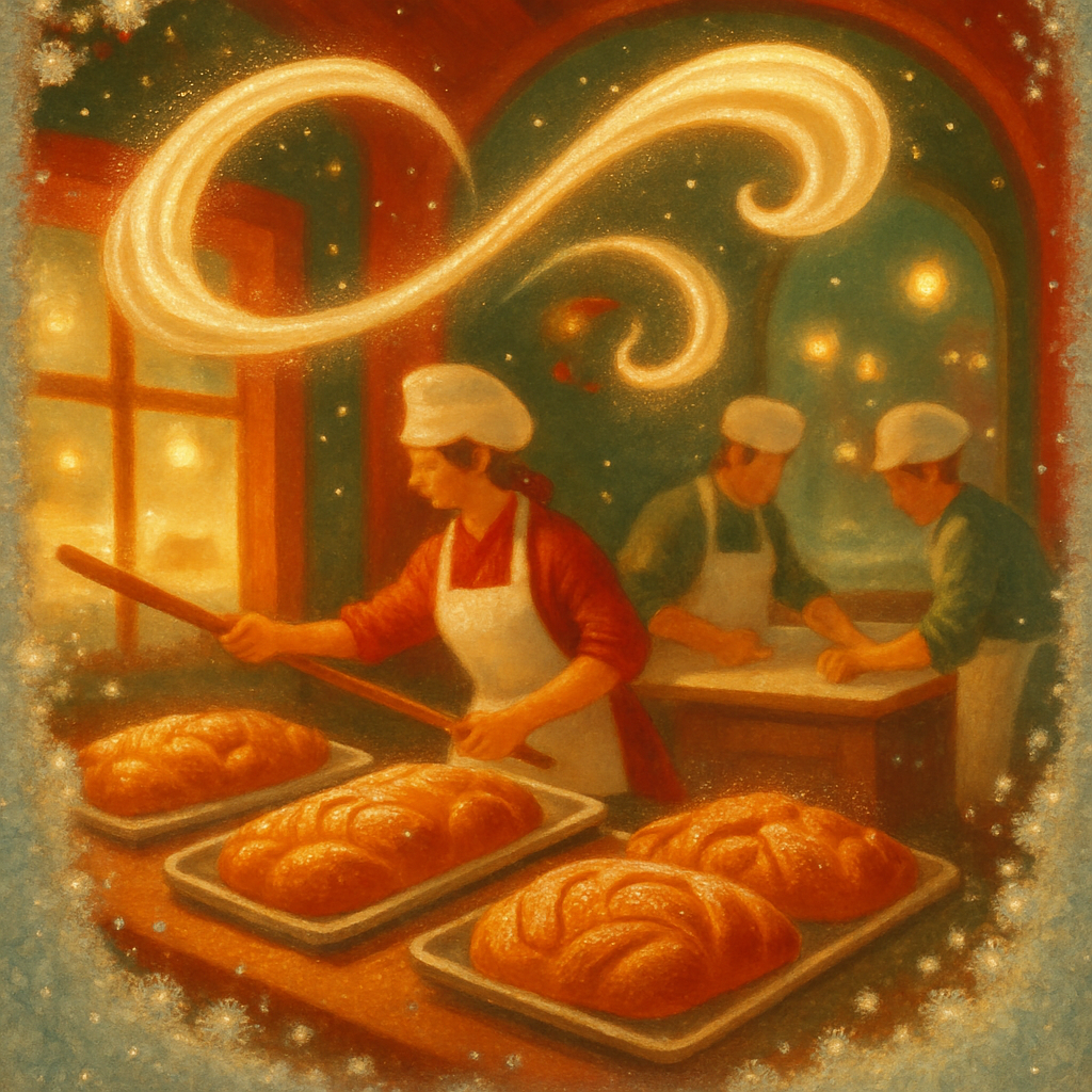 Ginger Comet Bakery Night paint by numbers