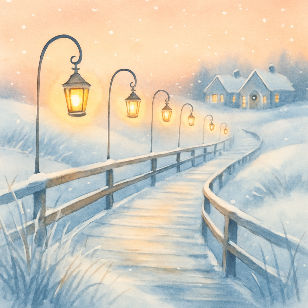 Lantern Tide Boardwalk Numbered painting kits