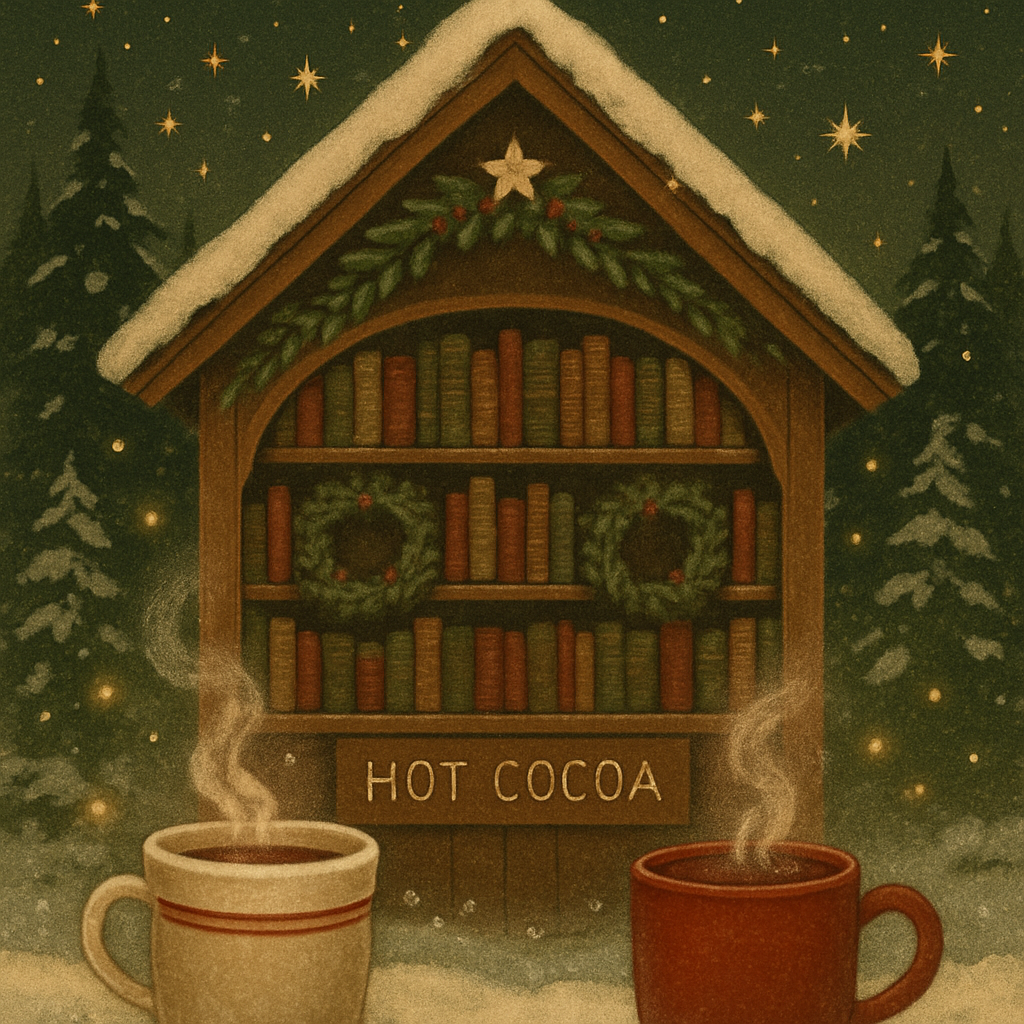 Forest Library Cocoa Corner painting number kit