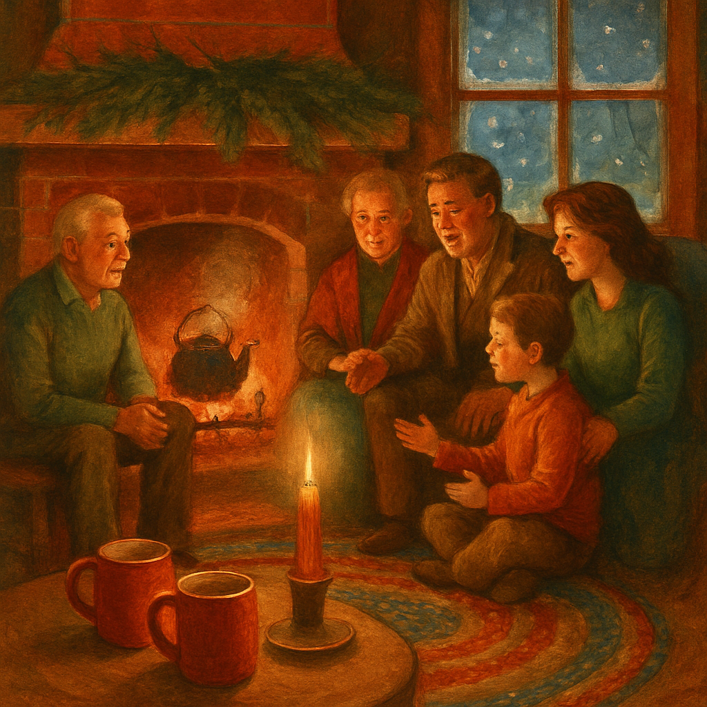 Cedar Hearth Story Circle Paint by numbers art