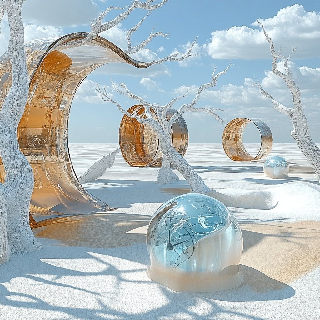 Salvador Dali Inspired Desert Timekeepers Number painting