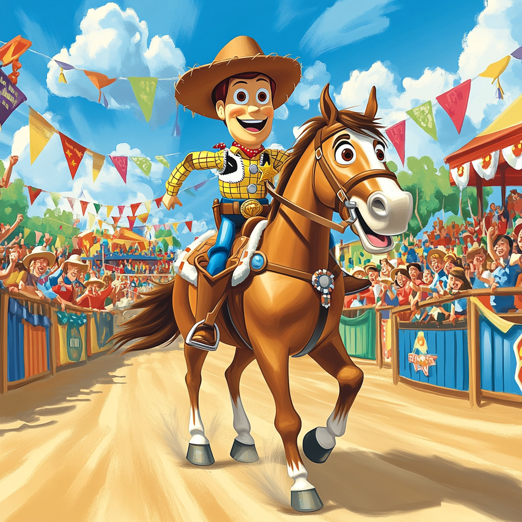 Woody’s Western Rodeo - Disney Inspired Paint by numbers kits