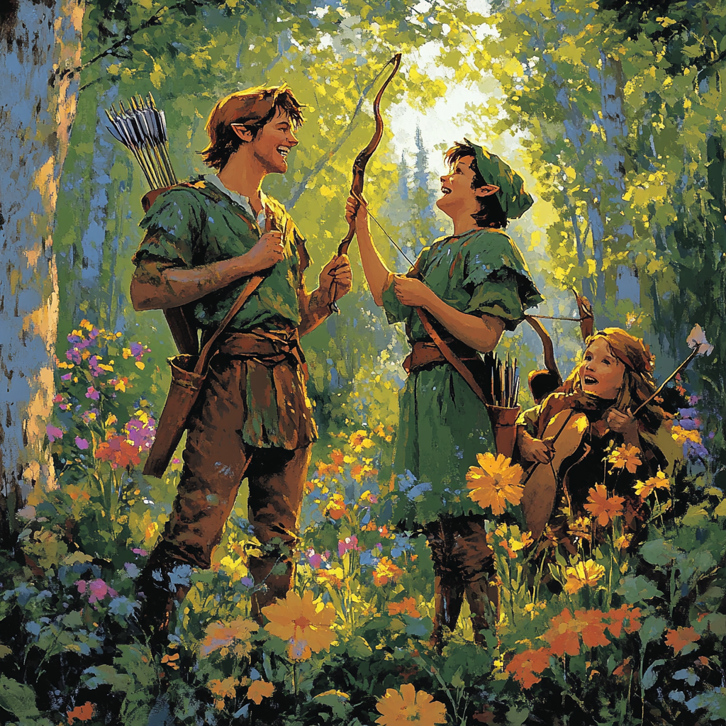 Robin Hood’s Merry Gathering - Disney Inspired paint by color