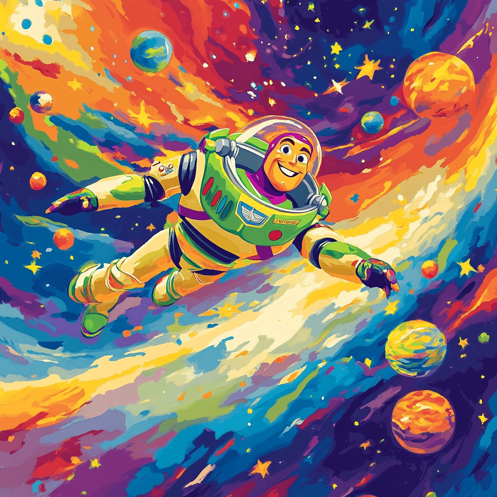 Buzz Lightyear’s Space Adventure - Disney Inspired paint by color