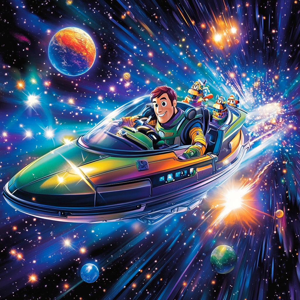 Buzz Lightyear’s Space Mission - Disney Inspired DIY paint by numbers