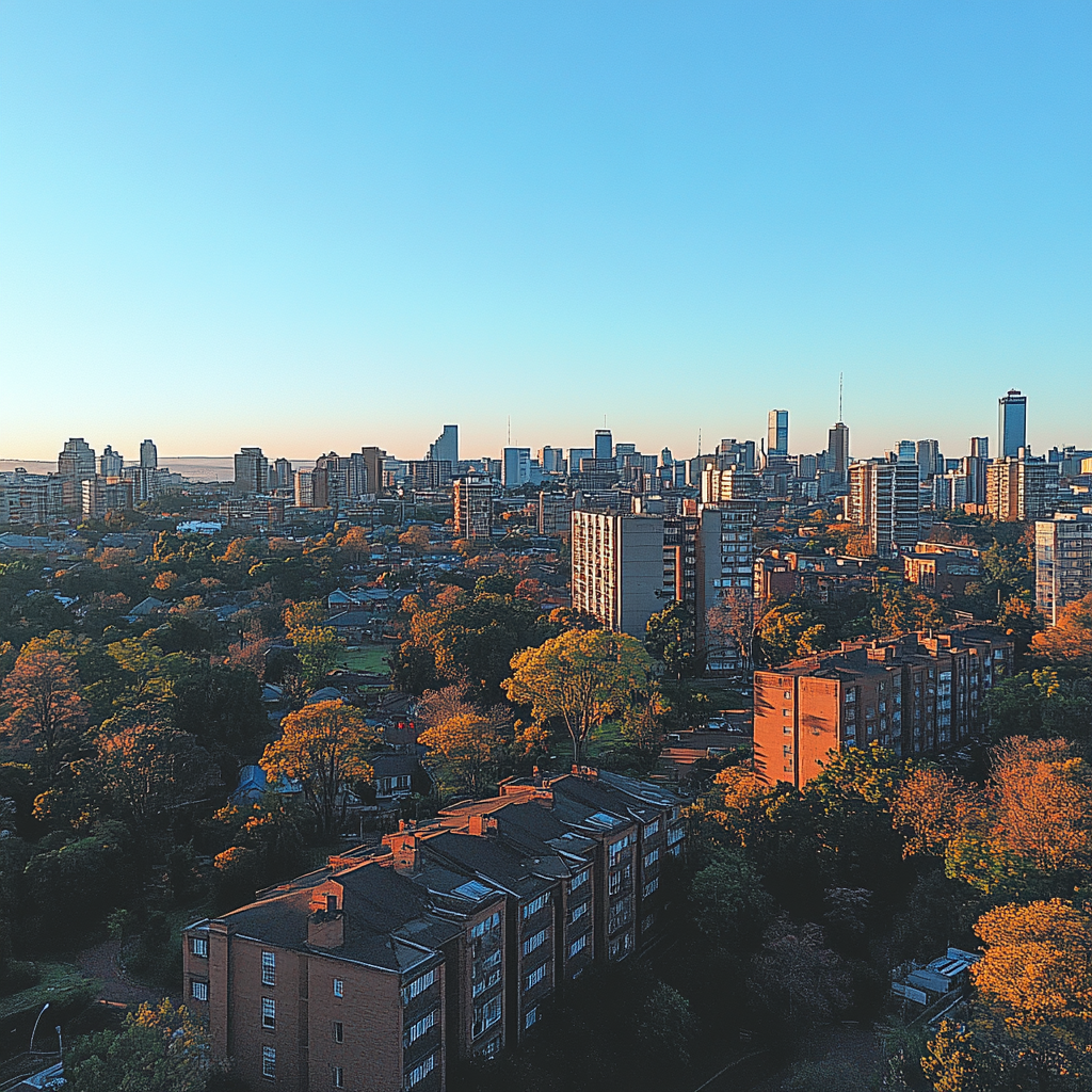 Skydeck View Over Johannesburg Johannesburg South Africa paint by numbers