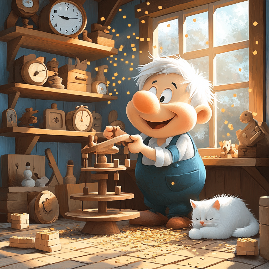 Geppetto Workshop Toy Carousel Disney Inspired Paint by numbers kits