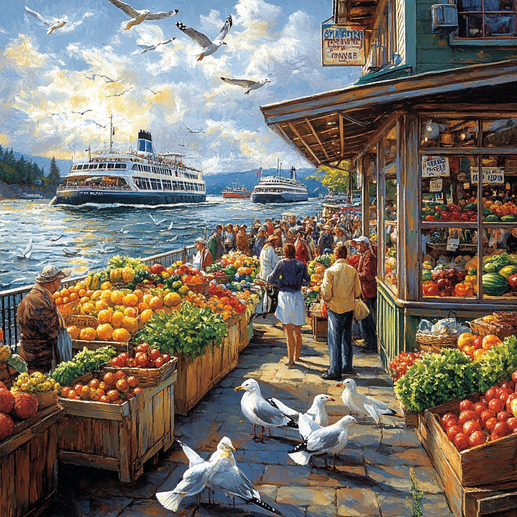 Embarcadero Ferry Plaza San Francisco United States paint by numbers