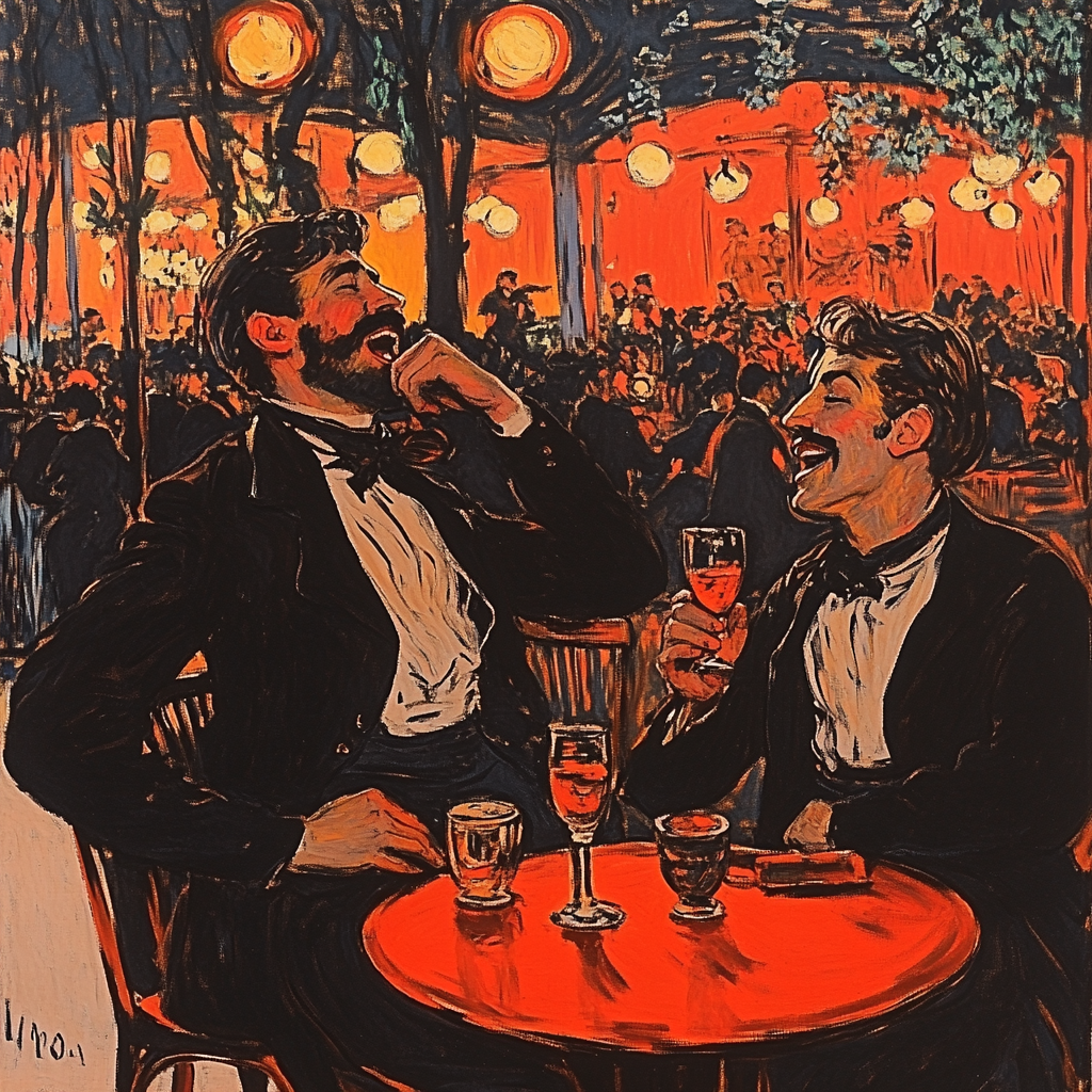 Henri De Toulouse-Lautrec Inspired Cabaret Scene Painting by numbers kit