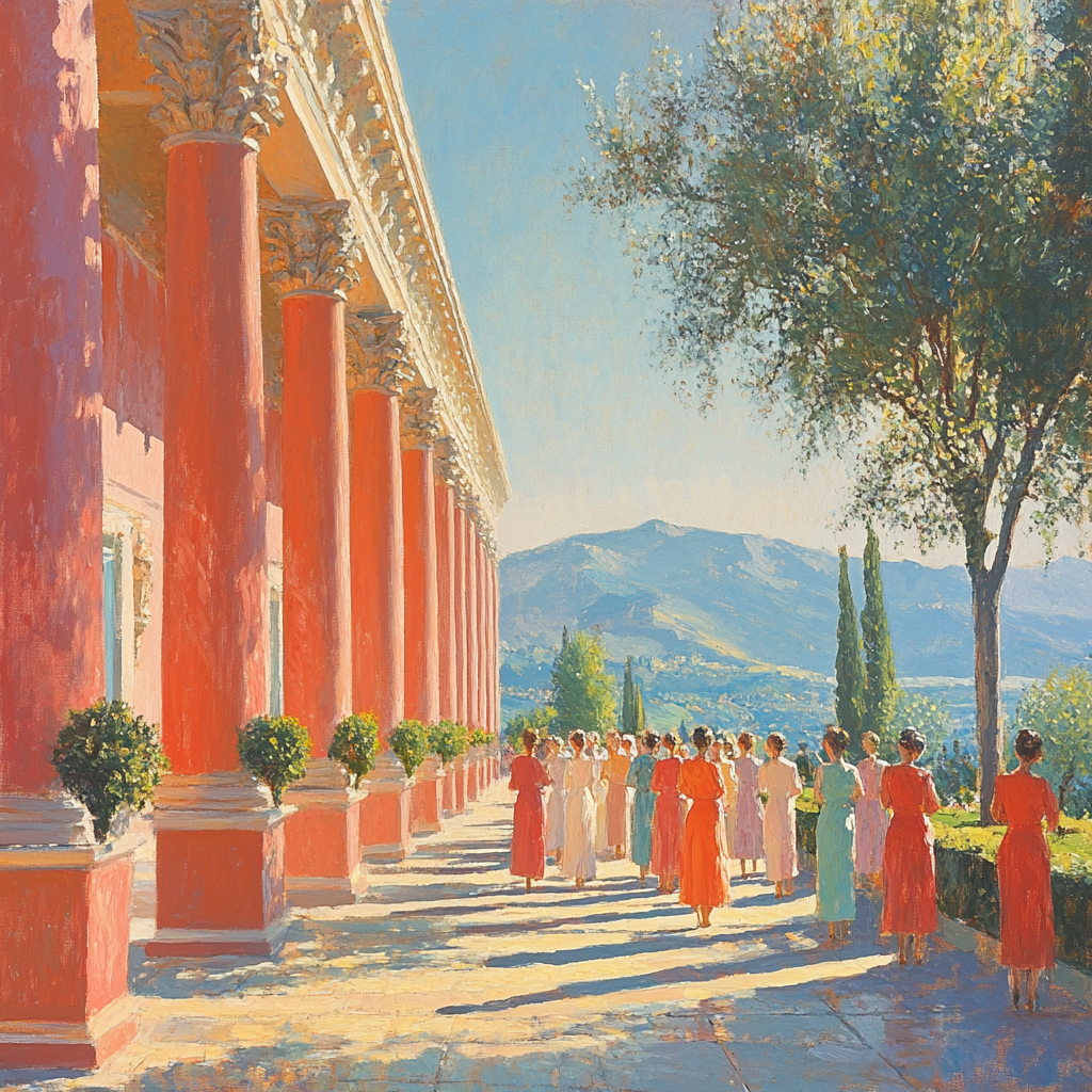 Raphael Inspired Classical Garden Gathering Paint by numbers kits