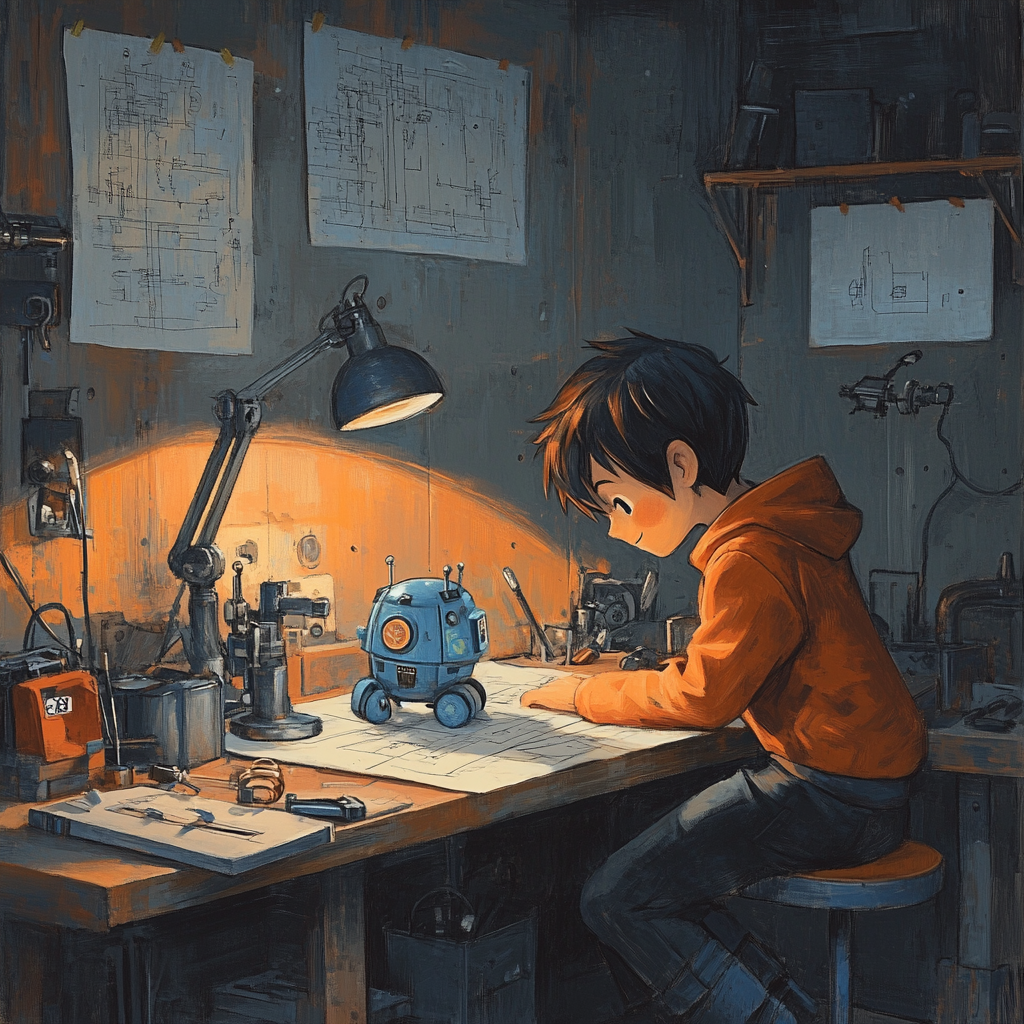 Hiro Workshop Invent Disney Number painting