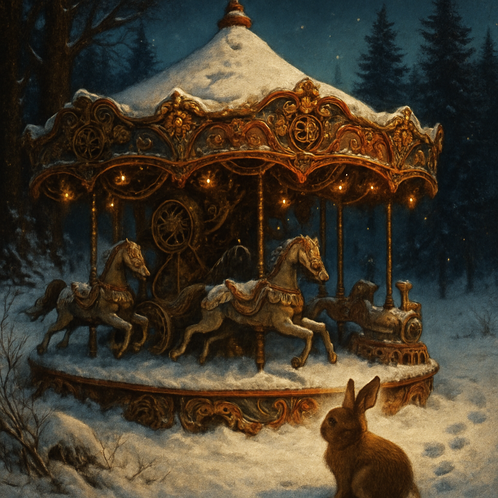 Snowbound Carousel Of Clockwork Toys DIY paint by numbers