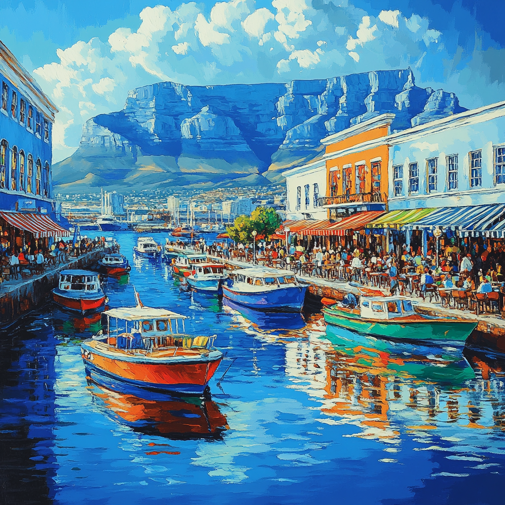 Cape Town V And A Waterfront South Africa DIY paint by numbers