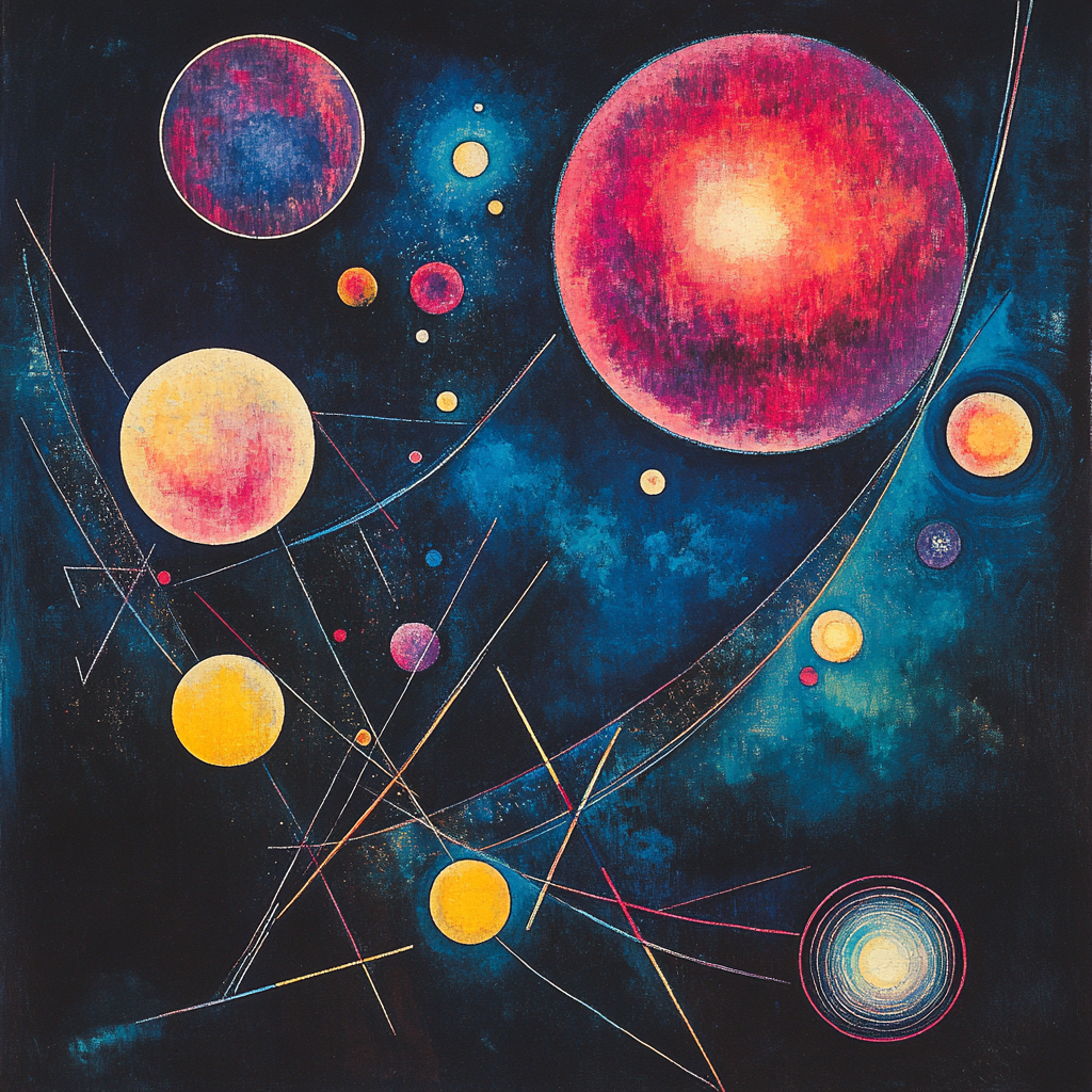 Wassily Kandinsky Inspired Symphonic Nebula Painting by numbers kit