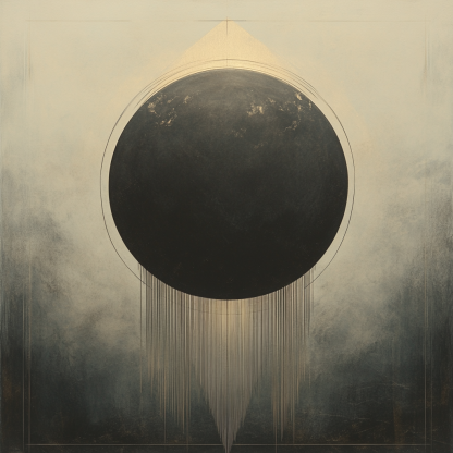 Leonardo Da Vinci Inspired Eclipse Quiet Disc Paint by numbers art