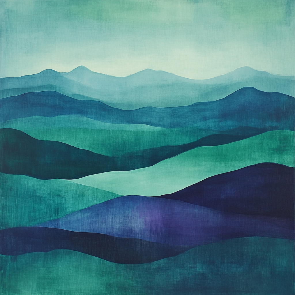 Georges Seurat Inspired Aurora Phase Field Numbered painting kits