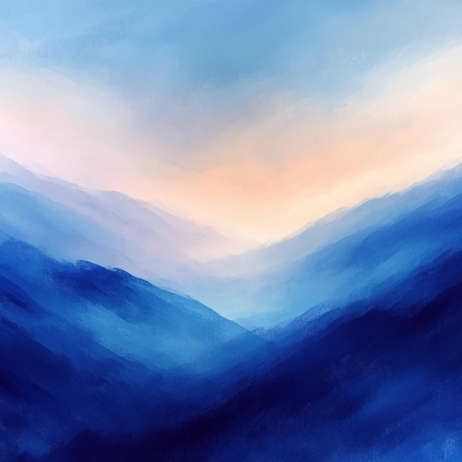 Edgar Degas Inspired Silence Of A Blue Hour Nebula Painting by numbers kit