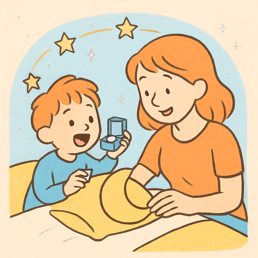 First Tooth Fairy Orbit Celebration paint by number