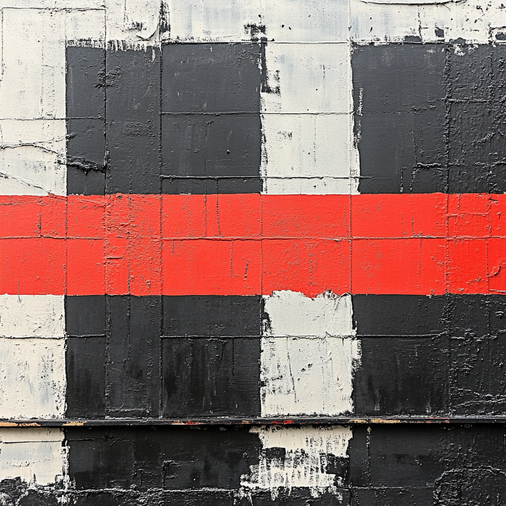 Banksy Inspired Algorithmic Redaction Anthem Painting by numbers kit