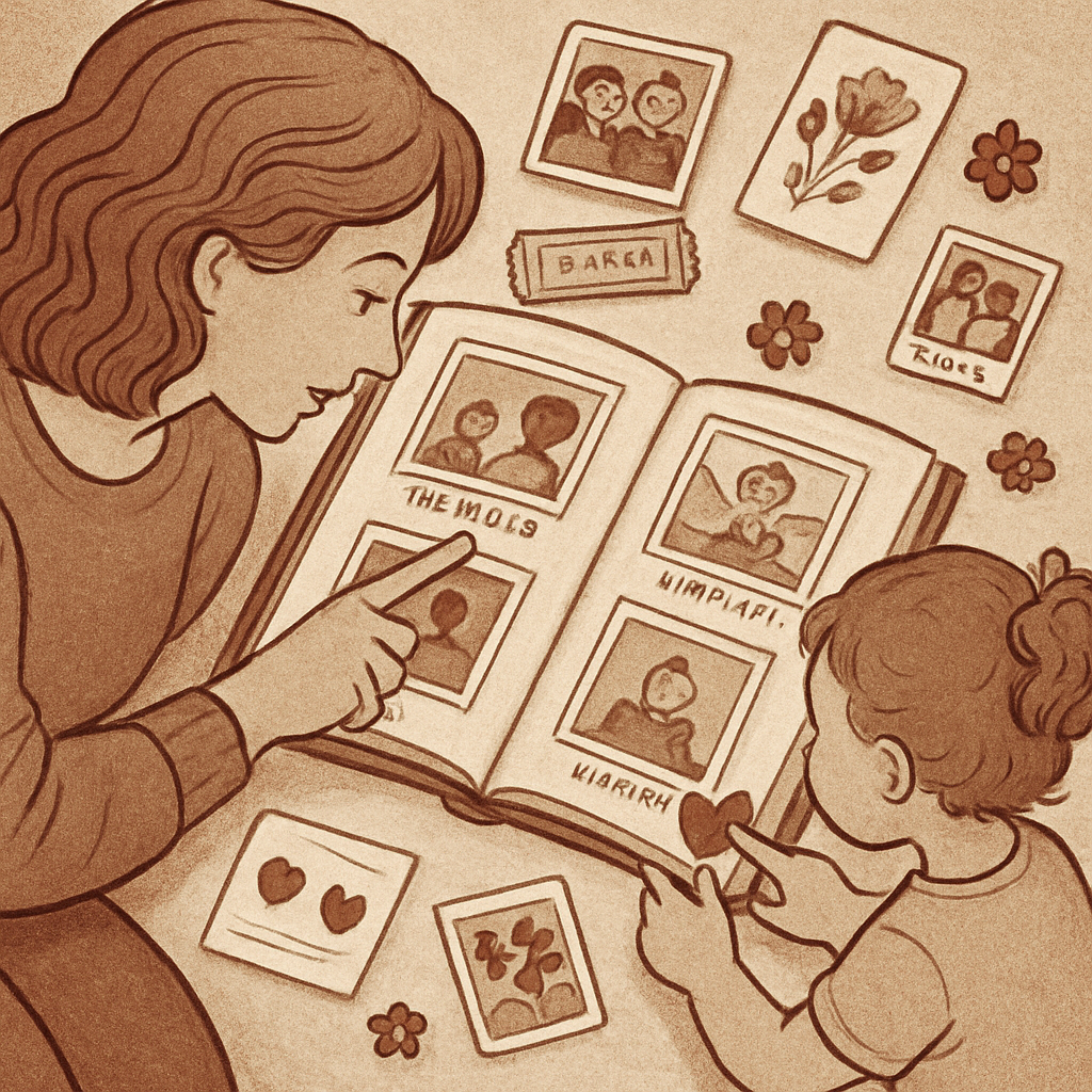 Time Capsule Scrapbook Afternoon Paint by numbers art