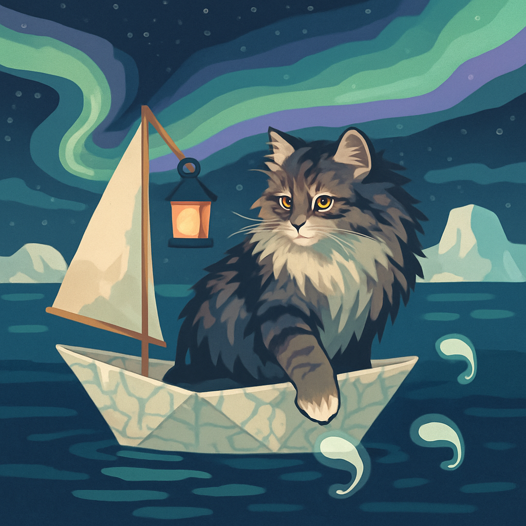 Aurora Marina Cat Painting by numbers kit