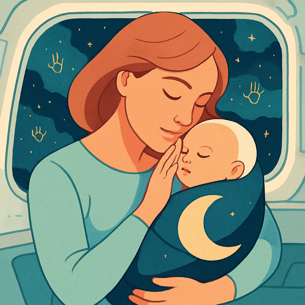 Mother Orbit Lullaby Painting by numbers kit