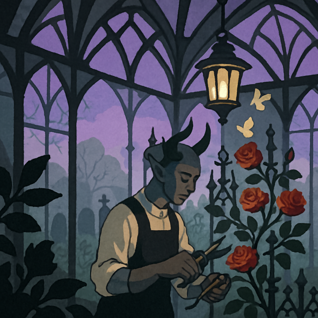 Gothic Thornwork Conservatory Paint by numbers kits