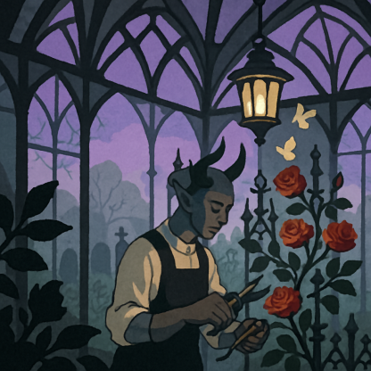 Gothic Thornwork Conservatory Paint by numbers kits