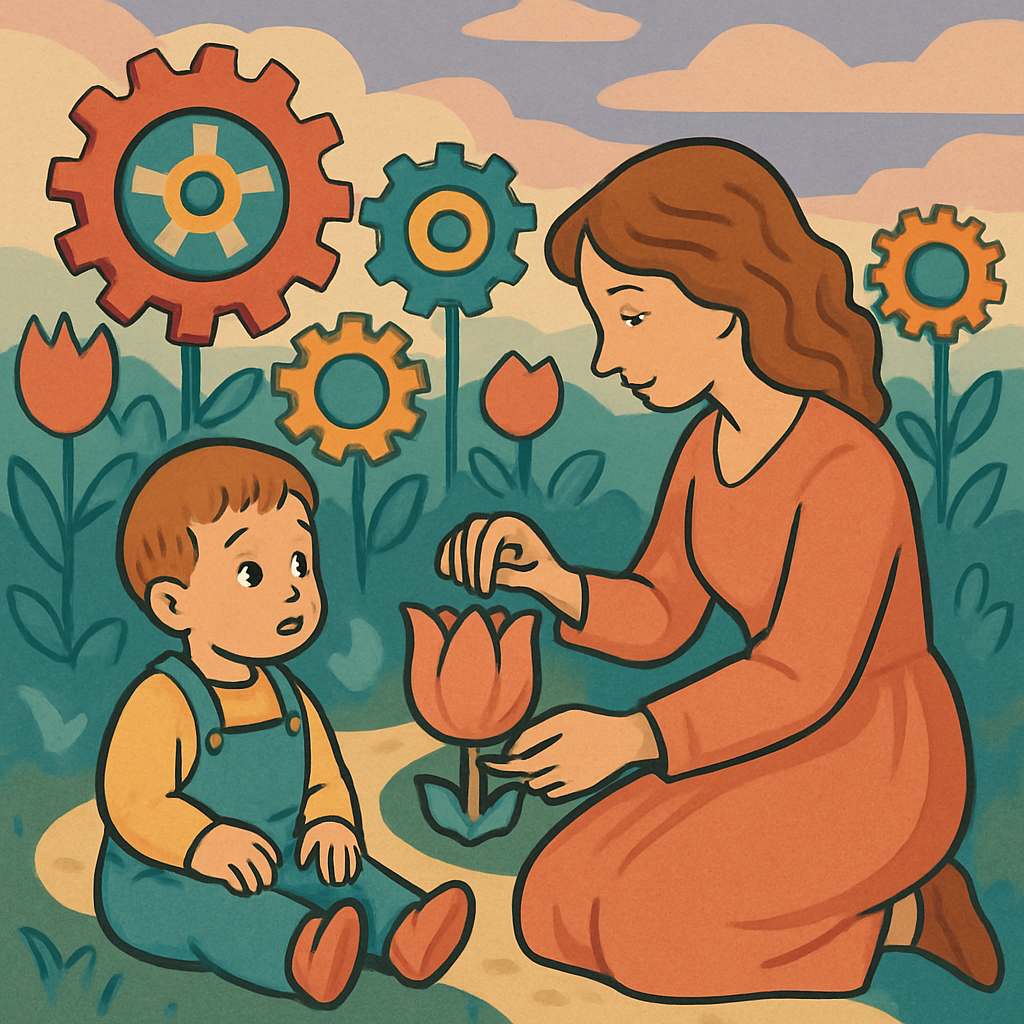 Clockwork Garden Mother Lullaby Paint by numbers art