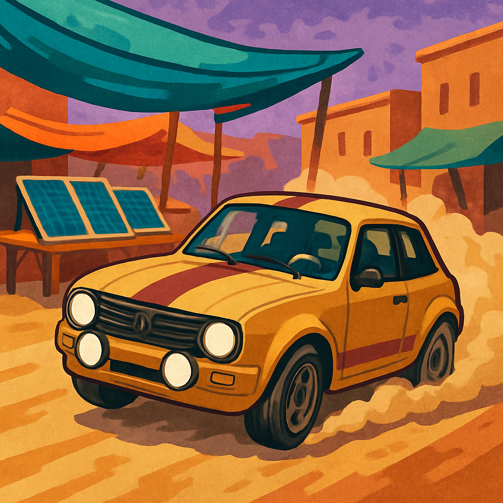 Solar Bazaar Rally In Cars paint by color