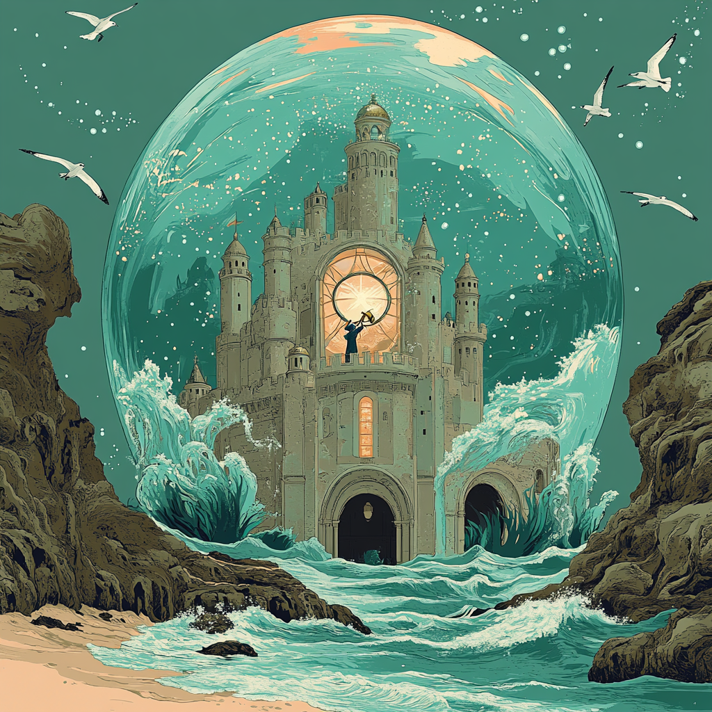 Tideglass Castle Observatory Painting by numbers kit