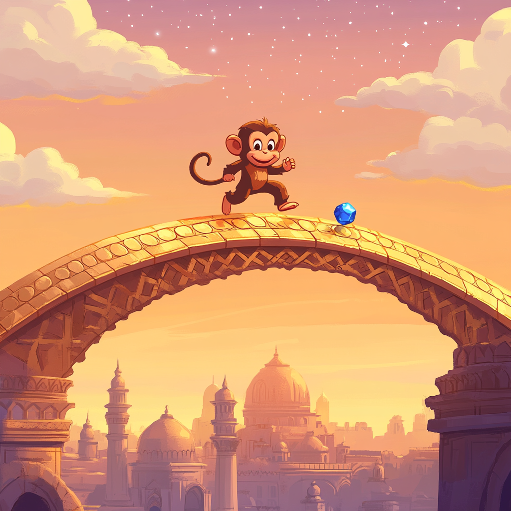 Abu Treasure Skybridge Adventure Numbered painting kits