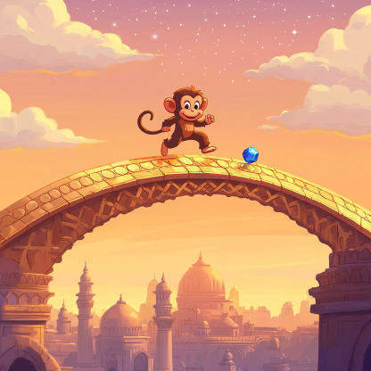 Abu Treasure Skybridge Adventure Numbered painting kits