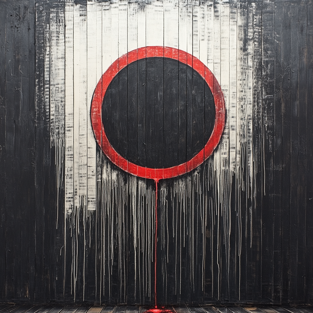 Banksy Inspired Barcode Eclipse DIY paint by numbers